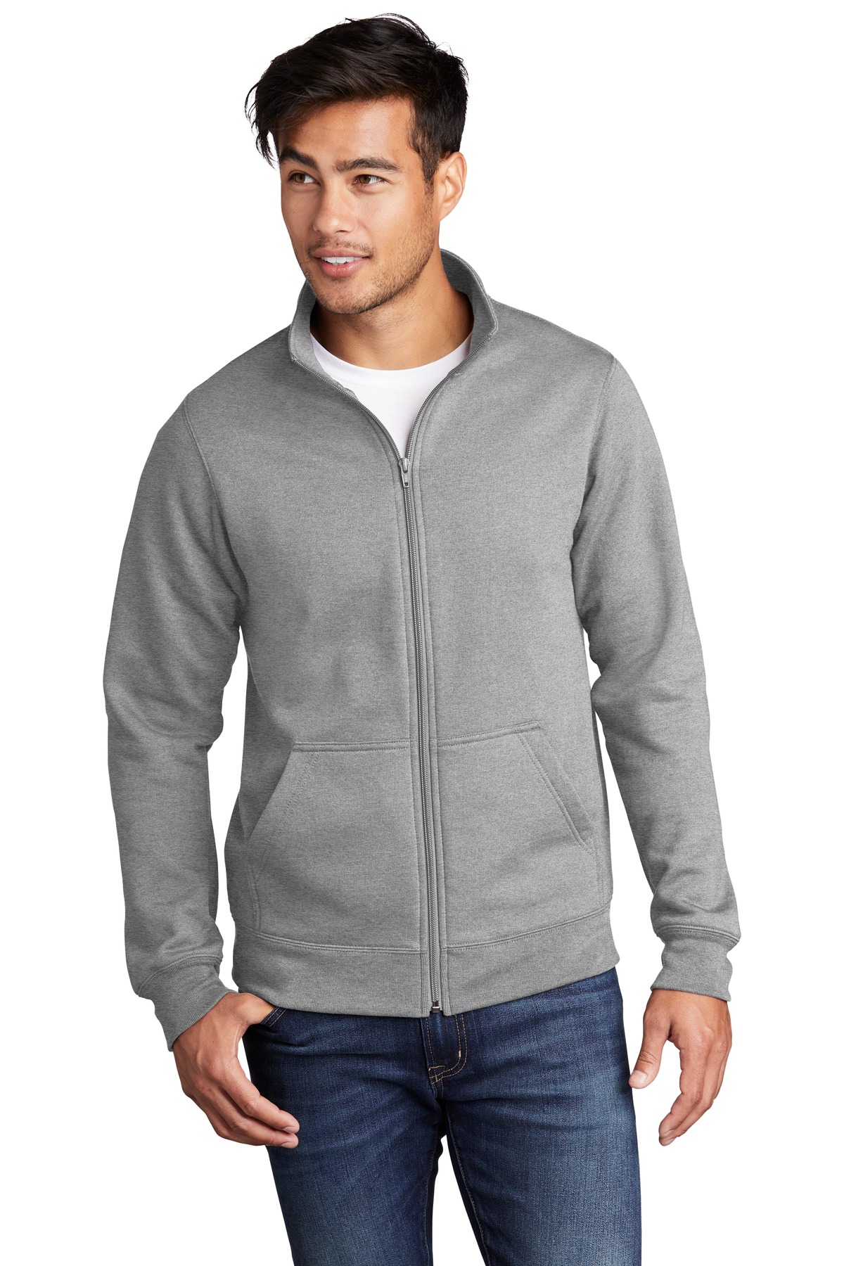 Port & Co Core Fleece Cadet Full-Zip Sweatshirt PC78FZ