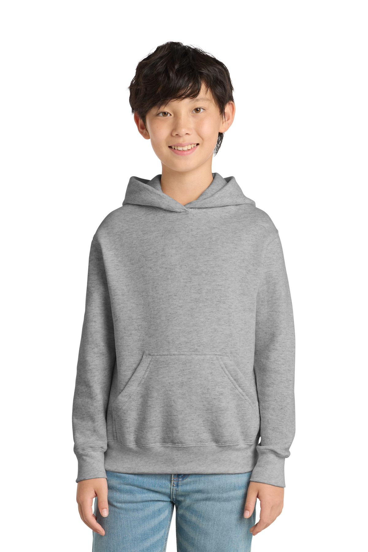 Port & Co Youth Core Fleece Pullover Hooded Sweatshirt.  PC90YH