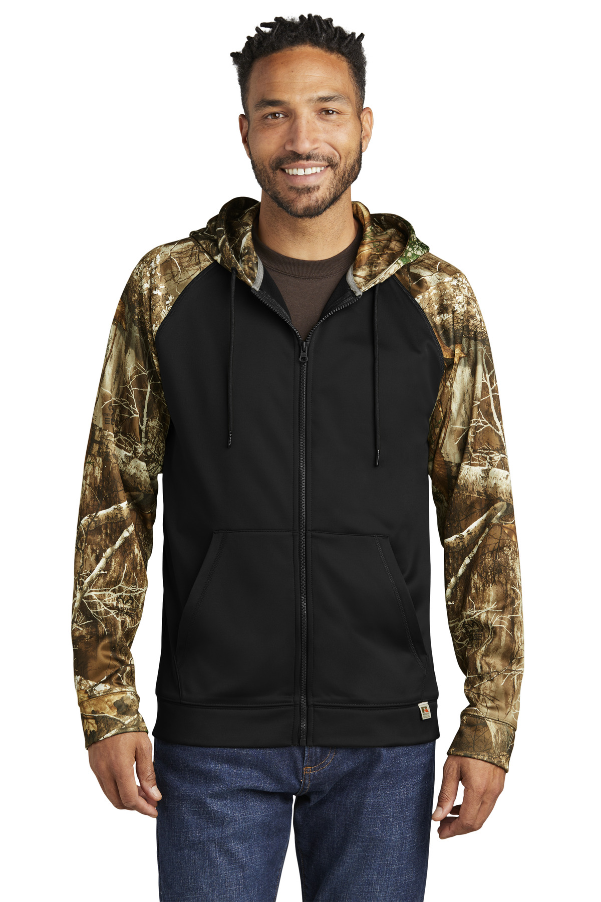 Russell Outdoors Realtree Performance Colorblock Full-Zip Hoodie RU452