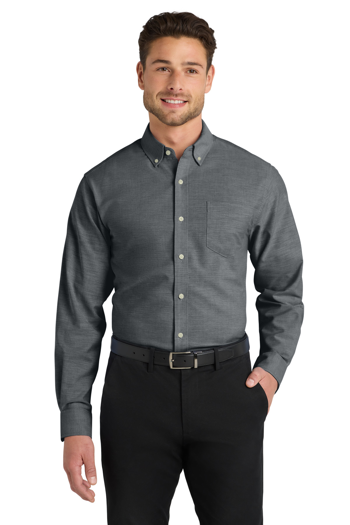 Port Authority   Untucked Fit SuperPro  Oxford  S651