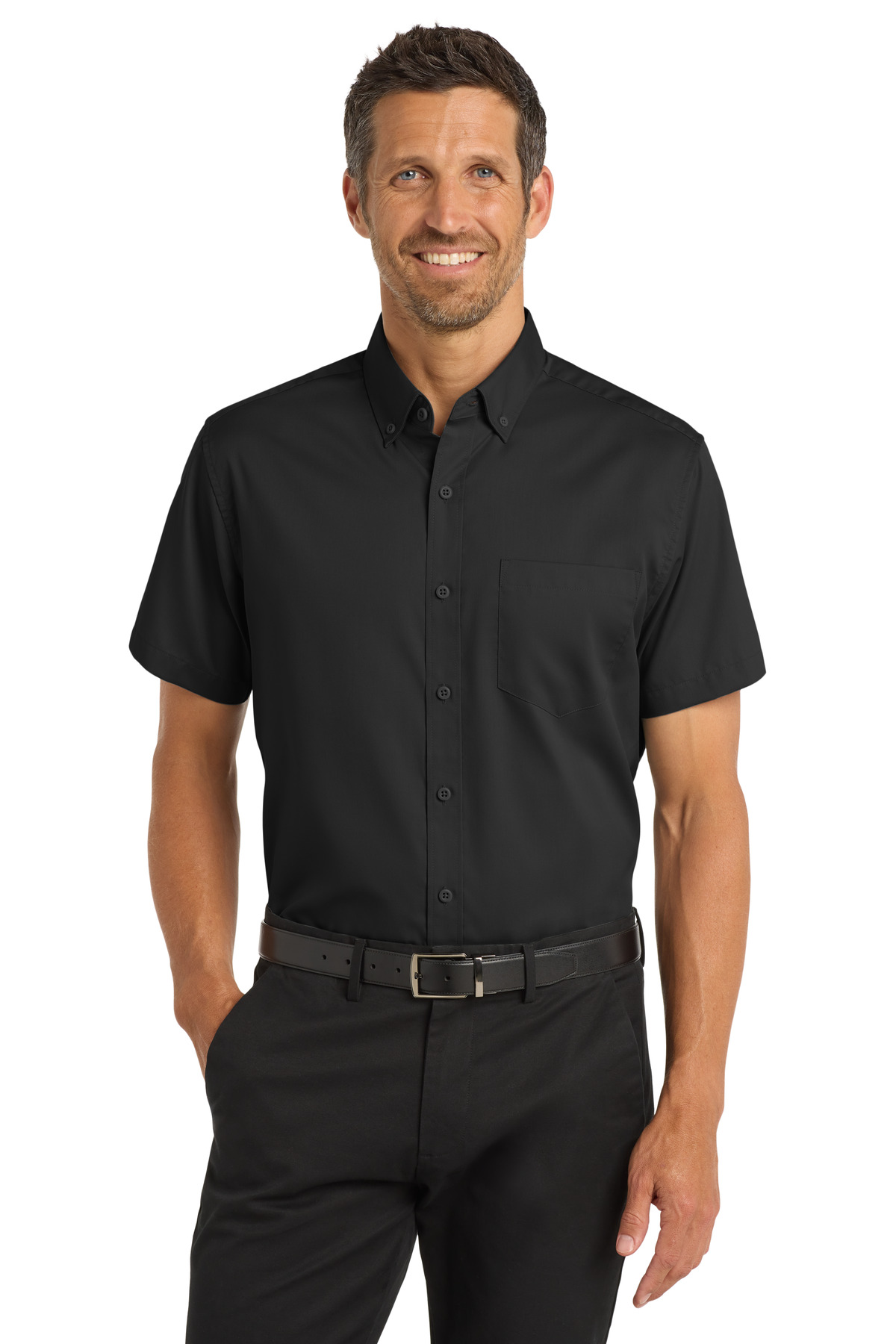 Port Authority Short Sleeve SuperPro Twill Shirt. S664