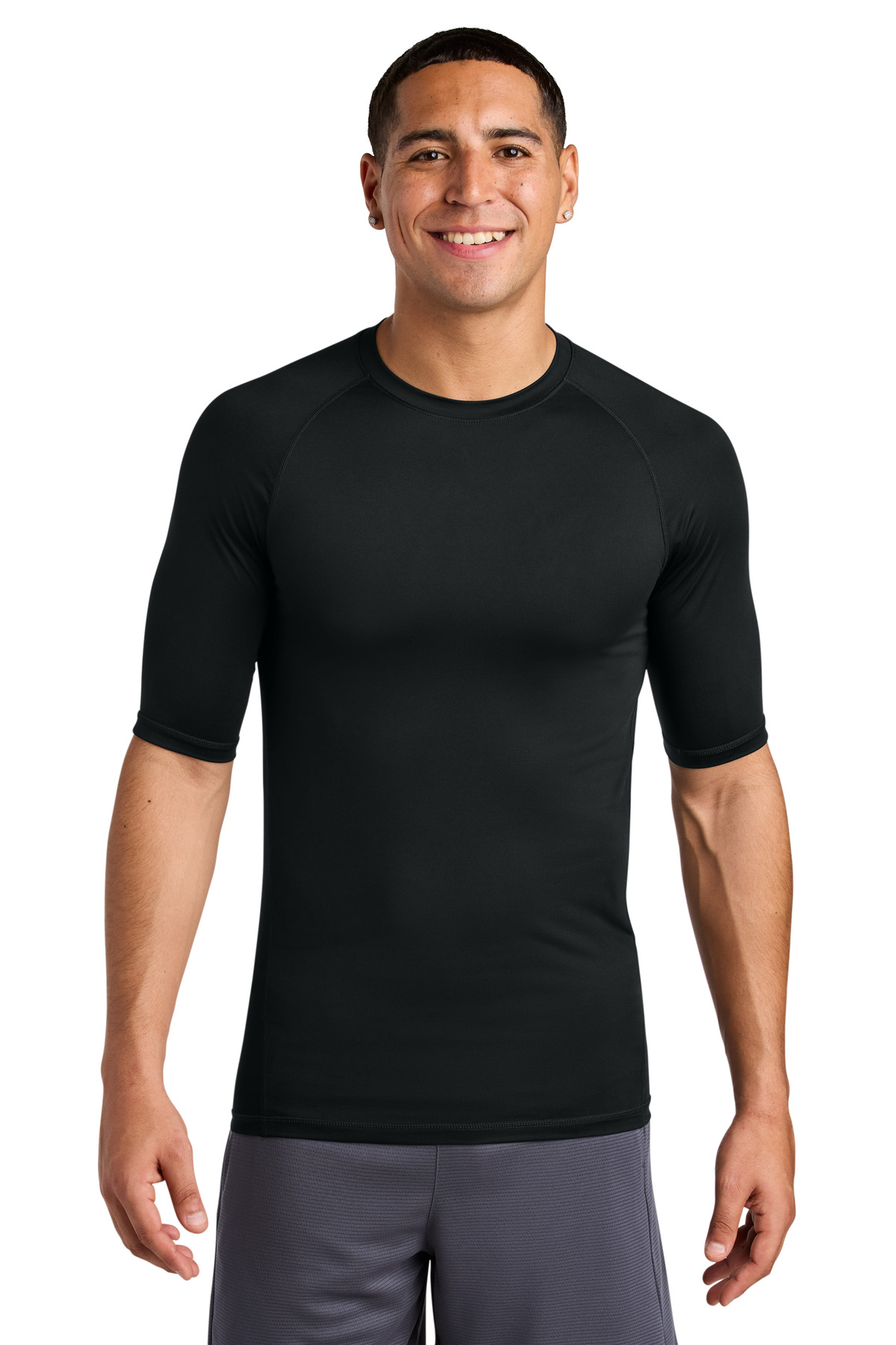 Sport-Tek PosiCharge Compression 1/2-Sleeve Tee ST120