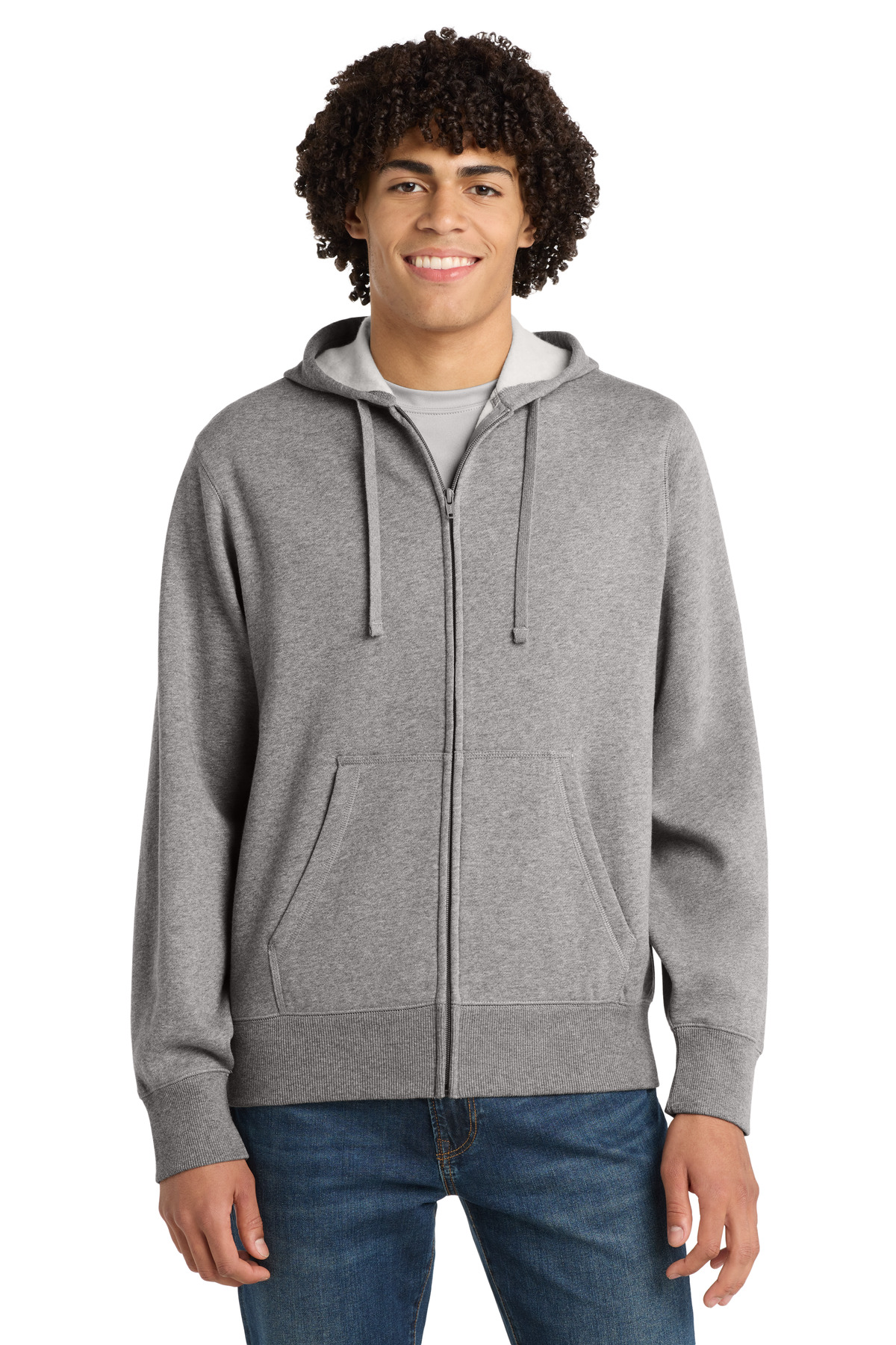 Sport-Tek Full-Zip Hooded Sweatshirt. ST258