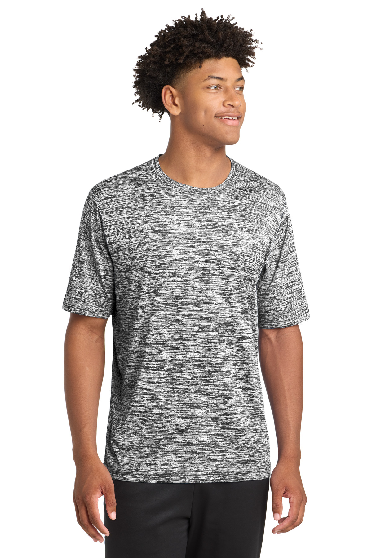 Sport-Tek PosiCharge Electric Heather Tee. ST390