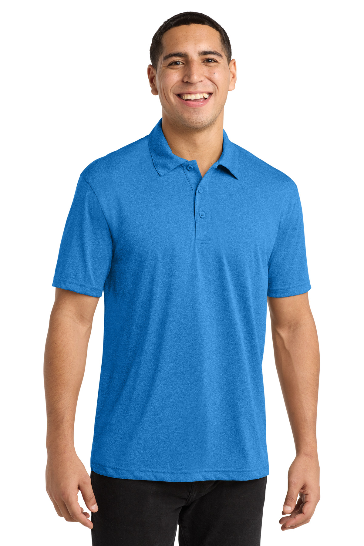 Sport-Tek Heather Contender Polo. ST660