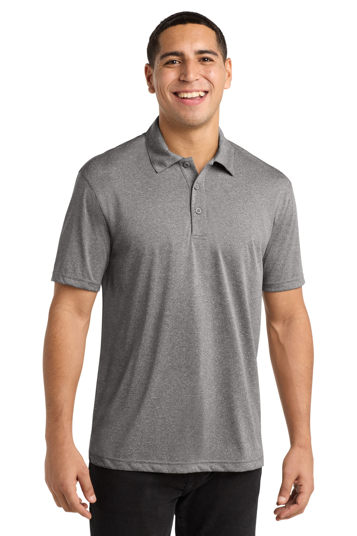 Sport-Tek Heather Contender Polo. ST660