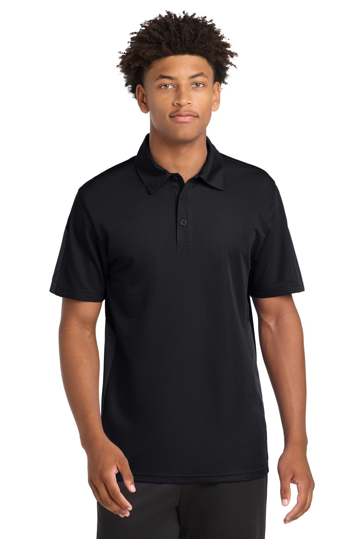 Sport-Tek PosiCharge Active Textured Colorblock Polo. ST695
