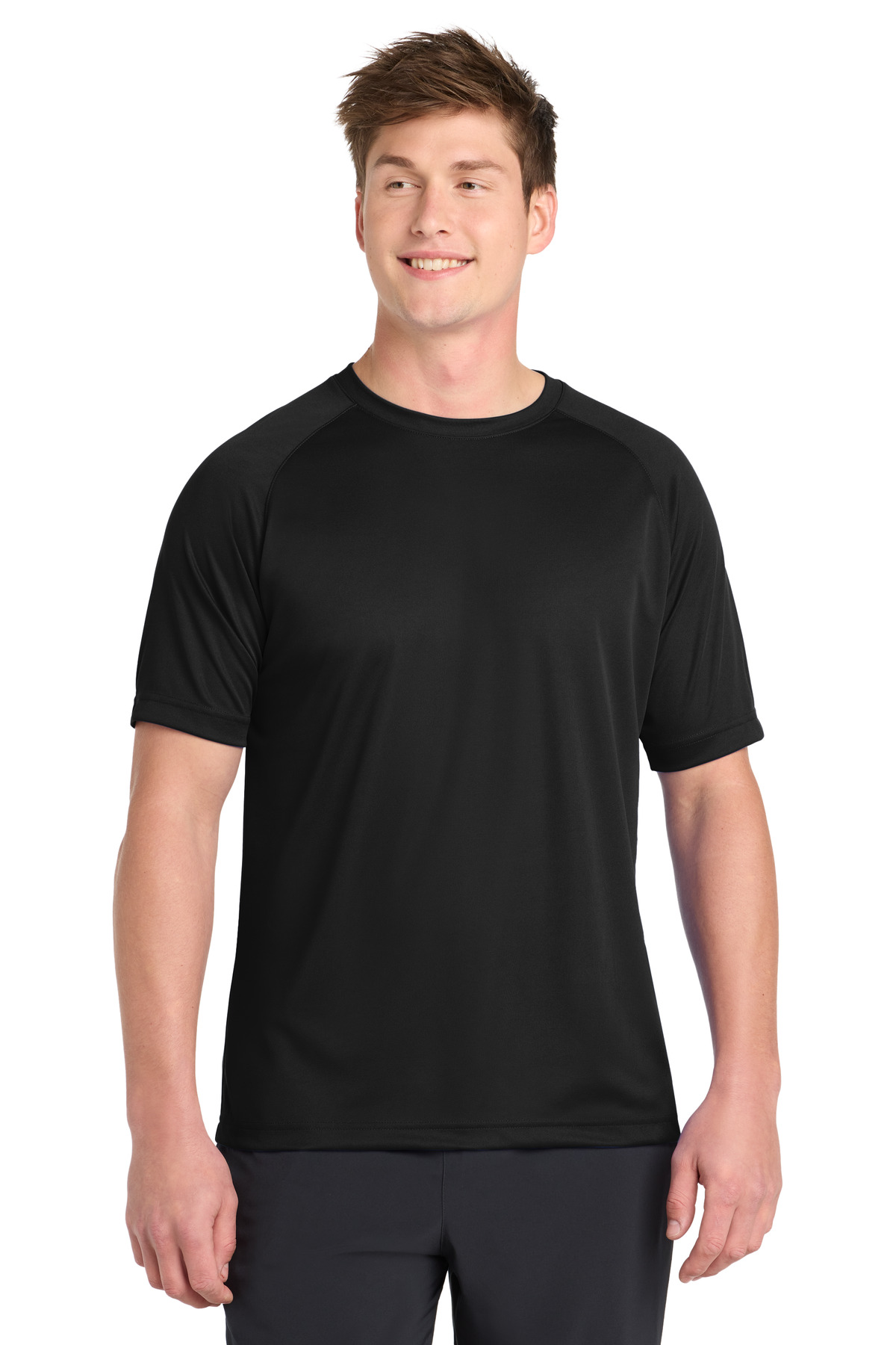 Sport-Tek Dry Zone Short Sleeve Raglan T-Shirt. T473