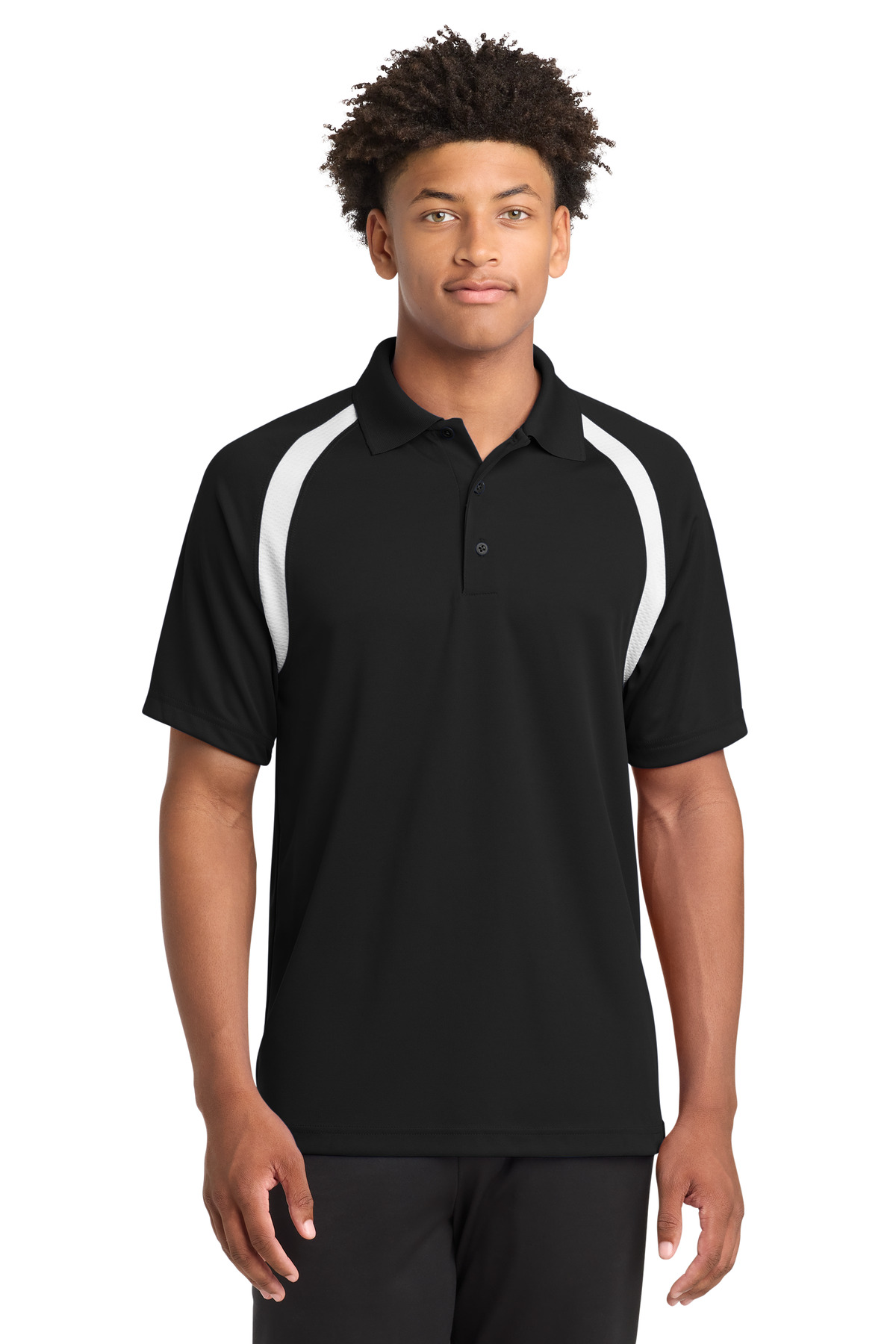 Sport-Tek Dry Zone Colorblock Raglan Polo. T476