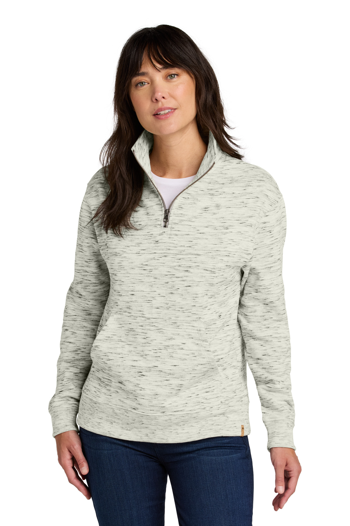 tentree Womens Space Dye Fleece 1/4-Zip TTCW6108