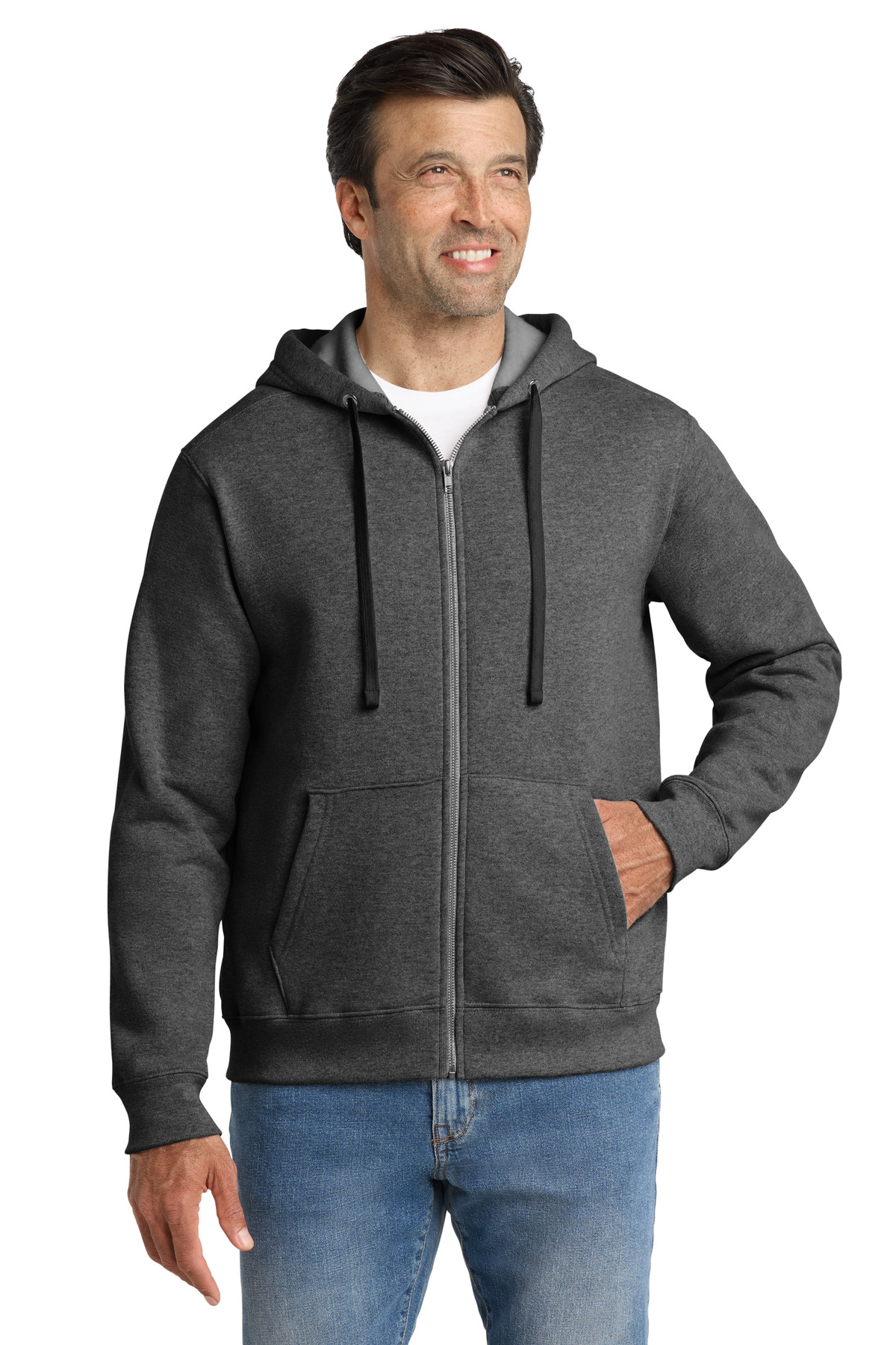 Volunteer Knitwear Chore Fleece Full-Zip Hoodie VL130ZH