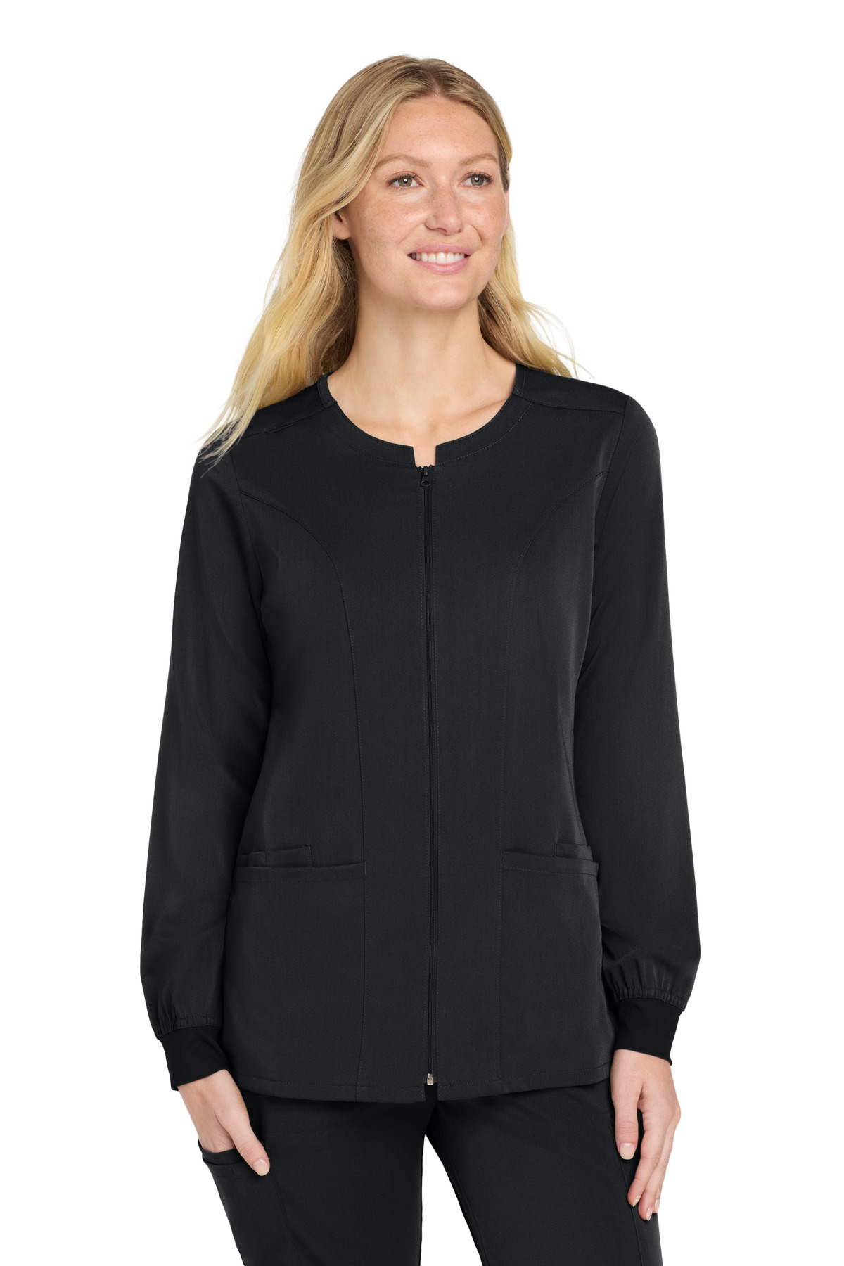Wink Womens Premiere Flex Full-Zip Scrub Jacket WW4088