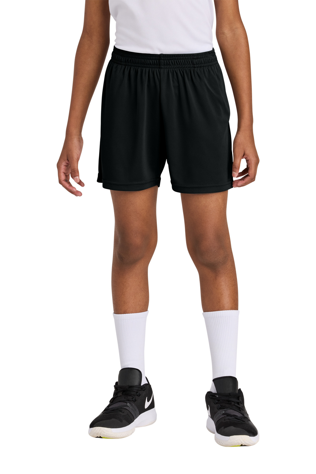 Sport-Tek Youth PosiCharge Competitor 5  Pocketed Short YST349P