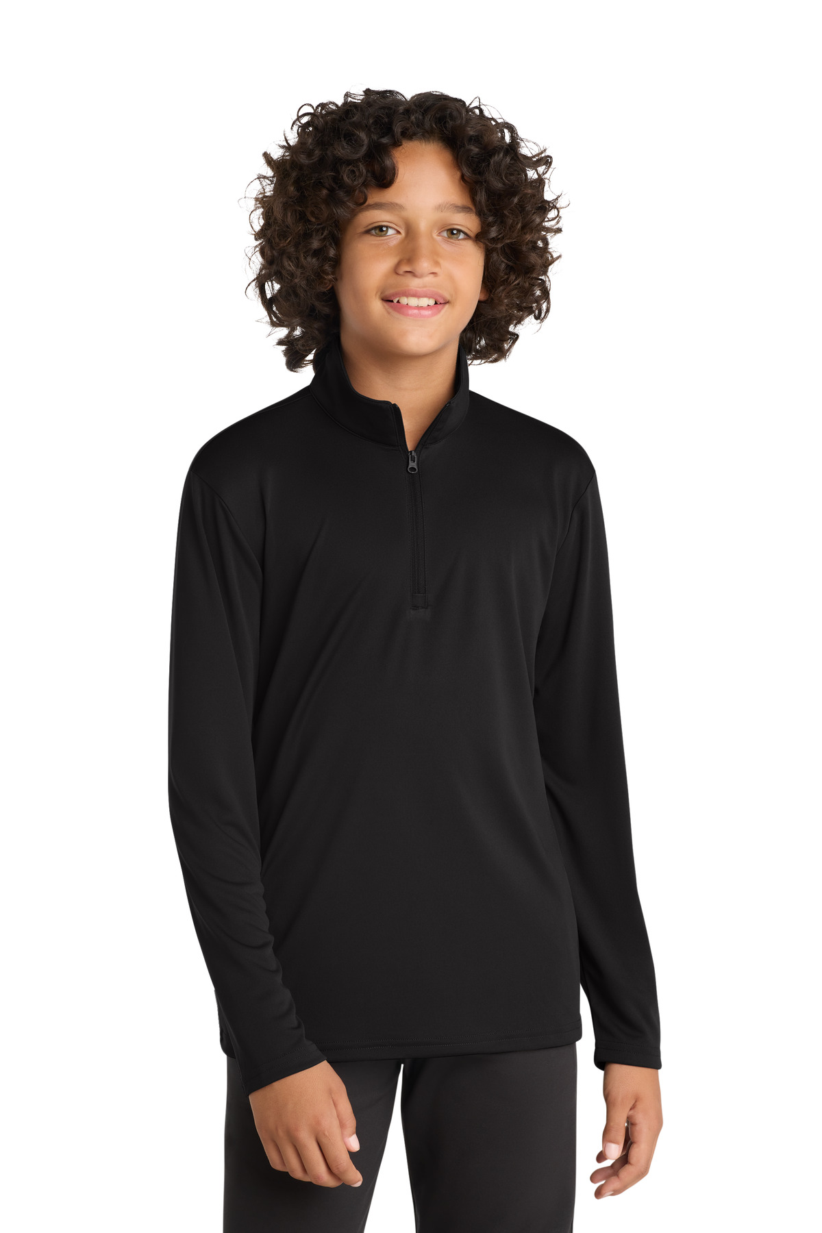 Sport-Tek  Youth PosiCharge  Competitor  1/4-Zip Pullover. YST357