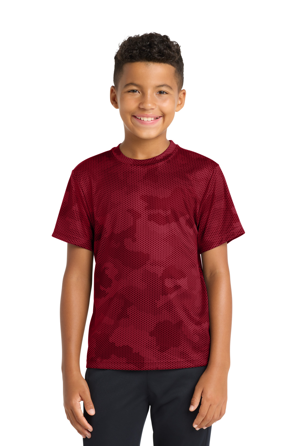 Sport-Tek Youth CamoHex Tee. YST370