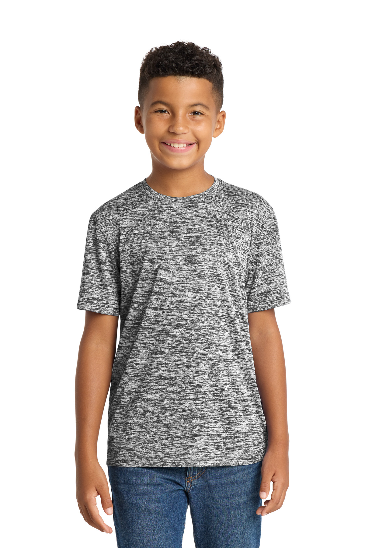 Sport-Tek Youth PosiCharge Electric Heather Tee. YST390