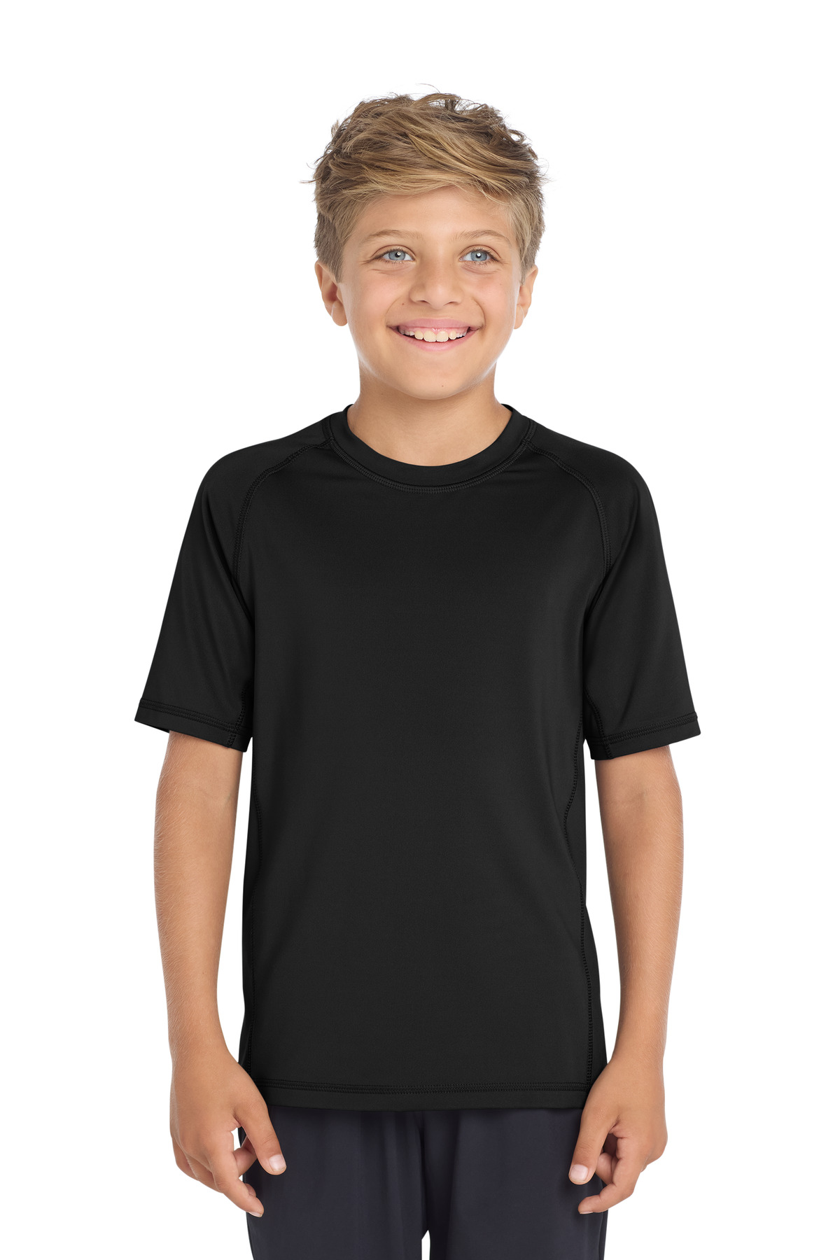 Sport-Tek  Youth Rashguard Tee. YST470